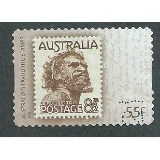 AUS 2009 55c(S/A) 'FAVOURITE STAMPS ' FINE USED (EBID37-222)