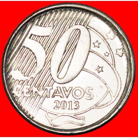 Ⰶ SOUTHERN CROSS: BRAZIL ★ 50 CENTAVOS 2013! LOW START ★ NO RESERVE!