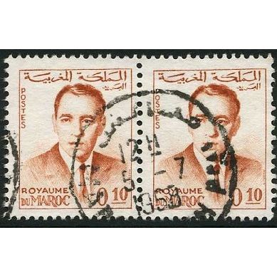 1962/1965 Michel 492 - fine used (o) - pair