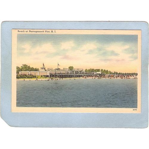 Rhode Island Narragansett Pier Beach At Narragansett Pier~794