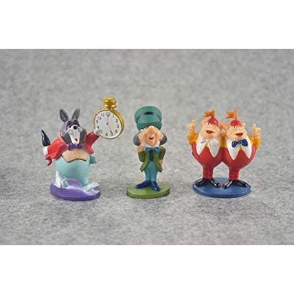 DGBJ Children 6pcs Alice in Wonderland Cake Topper Kids Play Action Figure Figur