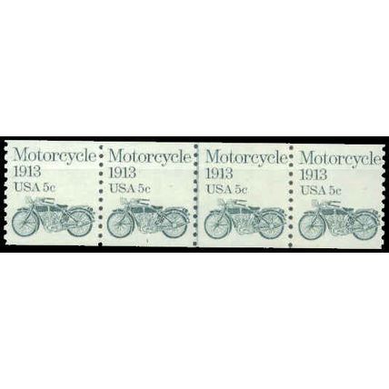 1899 5c Motorcycle Fine MNH Dry Gum PNC 1/4 G0138