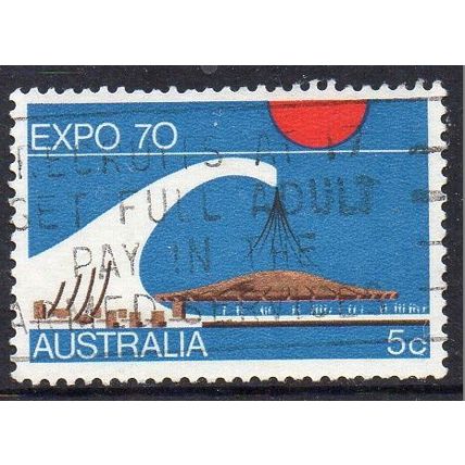 Australia 1970 Expo, Osaka - Australian Pavilion, Osaka 5c Used