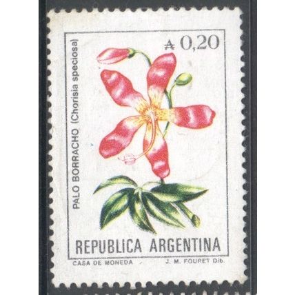 Argentina 1985 - 20p - Chorisia speciosa - unused