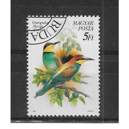Hungary.SG3964 5fo European Bee-Eater.Fine Used.Oct22
