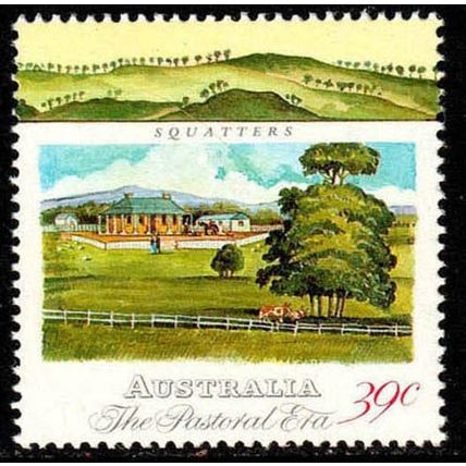 Australia 1989 Pastoral Era Squatters 39c MNH Stamp