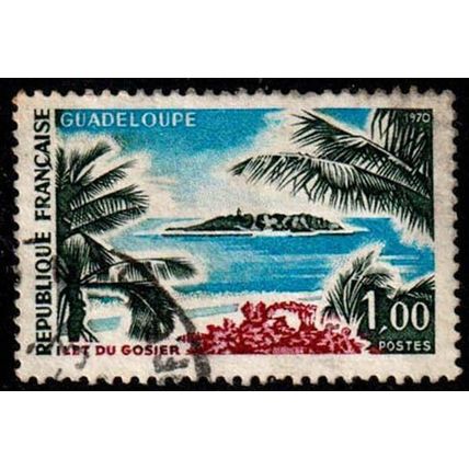 France 1970 Guadeloupe 1,00f Used Stamp