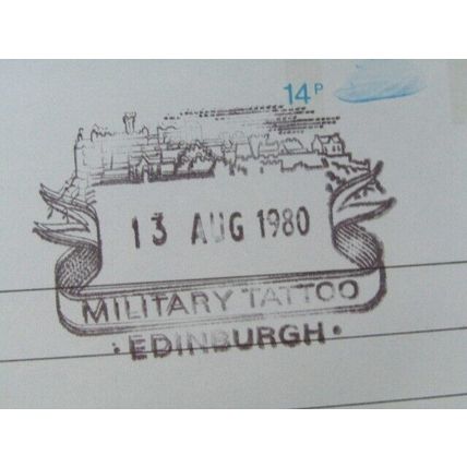 GB Aerogram Air Letter APS47 14p Scottish Antiquaries 1980 FDI Pmk Edinburgh e40