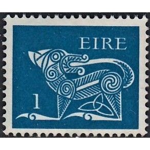Ireland, 1975 1p Dog Brooch perf 15, SG 340 (Scott 344), used