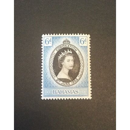 Bahamas mint stamps QEII 1953 Coronation MH