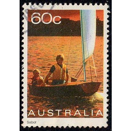 Australia 1981 Sailing Yacht 60c Used Stamp Sabot ,