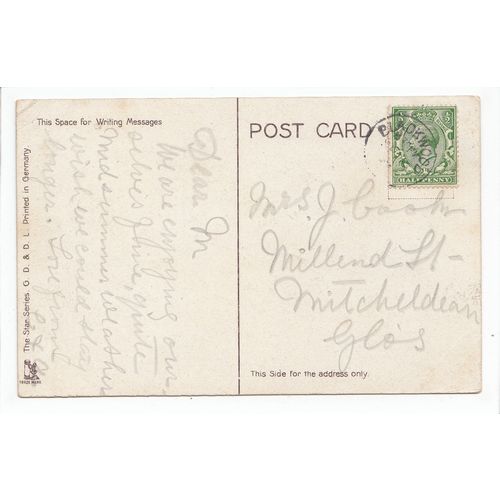Holton Road Barry Dock Glamorgan Postcard