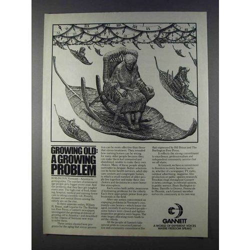1980 Gannett News Service Ad - Growing Old