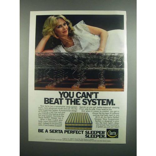 1984 Serta Perfect Sleeper Mattress Ad - The System