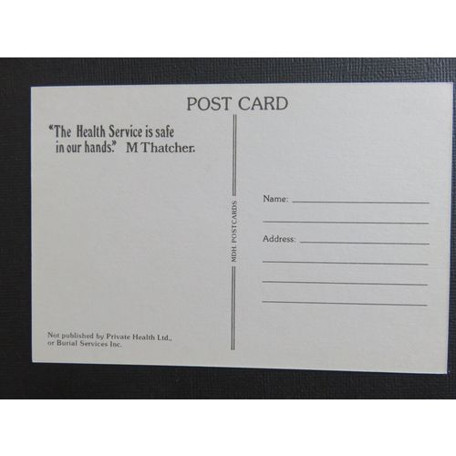 The Royal Free, NW3 - The Health Service...Margaret Thatcher Postcard