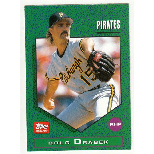1992 Topps Magazine baseball TM87 Doug Drabek insert card –NM- Pirates