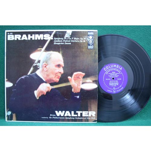 Bruno Walter - Brahms: Symphony No. 3/Academic Festival O./Hung. - ML 5126 - EX+
