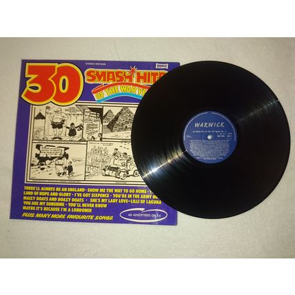 HER MAJESTY’S GUARDS DIVISION BAND – 30 SMASH HITS OF THE WAR YEARS - 12" LP