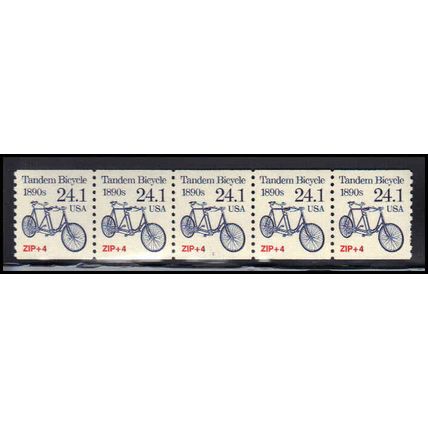 2266 24.1c Tandem Bicycle Very Fine MNH Dry Gum PNC 1/5 X1304