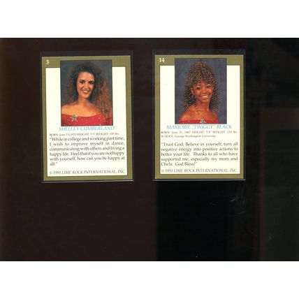 SHELLEY CUMBERLAND #3 HOT CHEERLEADER Wash. Bullettes 1991 LIME ROCK NM