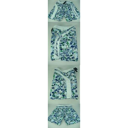 New Mens 28 Kirra Surf Board Shorts Blue White Green