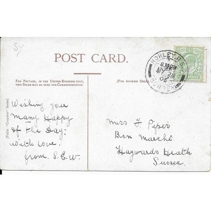 CROHAM FARM - near Croydon - Surrey - 1905 Original Postcard (200PC)