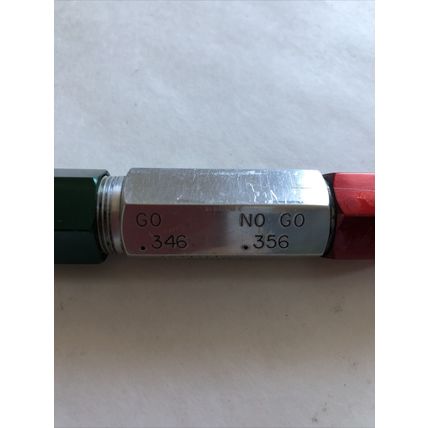 PMC PLUG GAGE GO .346 NO GO .356 59191 S-20883 Gauge,DG