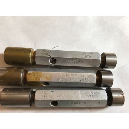 THE PIPE MACHINERY 9460 INSPECTION GAGE GO NO GO PLUG .9460 .9570 .946 .957,AG