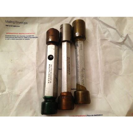 THE PIPE MACHINERY 9460 INSPECTION GAGE GO NO GO PLUG .9460 .9570 .946 .957,AG