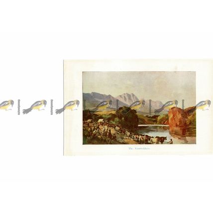 Voortrekkers, South Africa, Book Illustration (Print), 1929