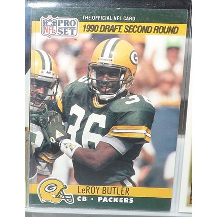 1990 Pro Set LEROY BUTLER (Packers) Rookie card #717