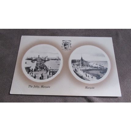 1910 fr Valentines postcard - Dual scenes - Margate, Kent