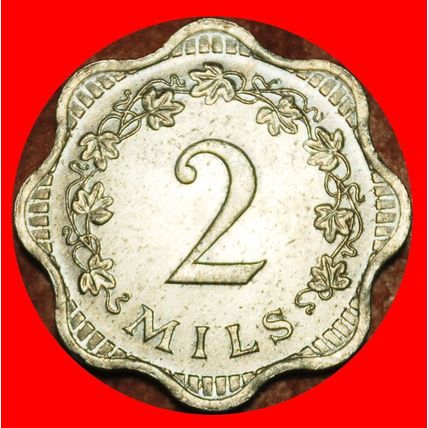 Ⰶ GREAT BRITAIN (1972-2007): MALTA★ 2 MILS 1972 HOSPITALLER★LOW START★NO RESERVE
