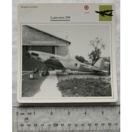 Latécoère 299 - France - Torpedo Bomber - Collectors Club Card