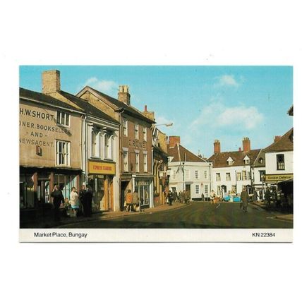 Market Place, Bungay, Suffolk, Postcard.