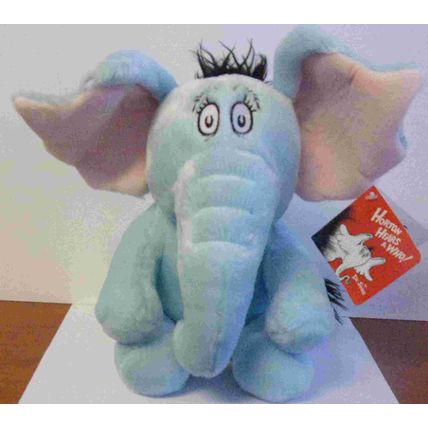 HORTON HEAR' S A WHO ' PLUSH BLUE ELEPHANT '