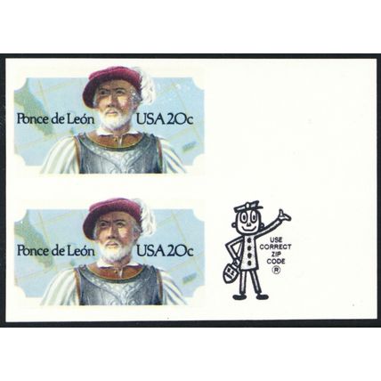 2024a, Mint 20¢ VF NH - Imperforate Error Pair With PFC - Stuart Katz