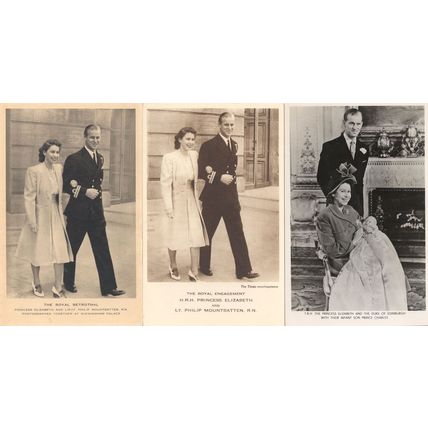 The Royal Betrothal Engagement Prince Charles 3x Old Postcard s