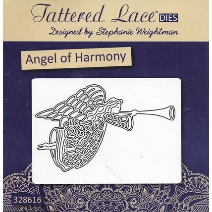 Tattered Lace. Angel Of Harmony Die. Die Cutting Cardmaking Scrapbooking