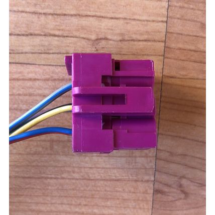 Purple VW Jetta Golf GTI Audi A6 Pigtail Wiring Connector Plug Audi S8 4A0972988
