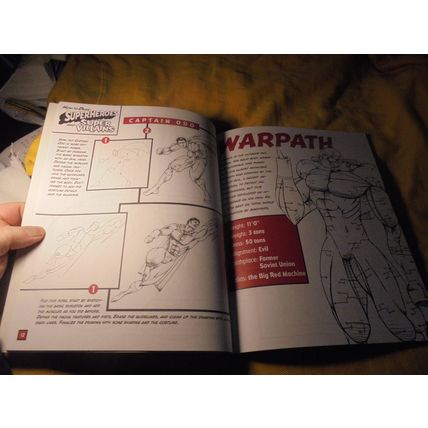 HOW To Draw SUPERHEROES by Scott Booth Softcover Book * 2003! $15.00 Shipped!!