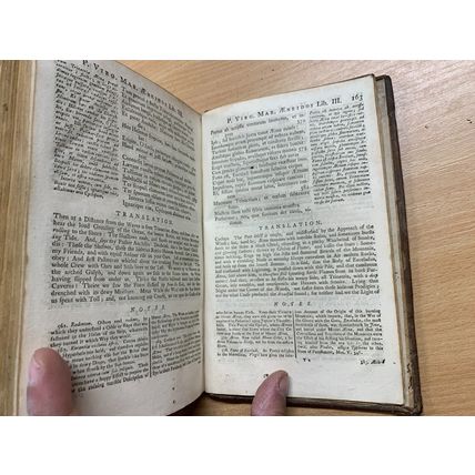RARE* 1748 The Works Of Virgil 2nd Edition Volume 1 Antique Book (P4)