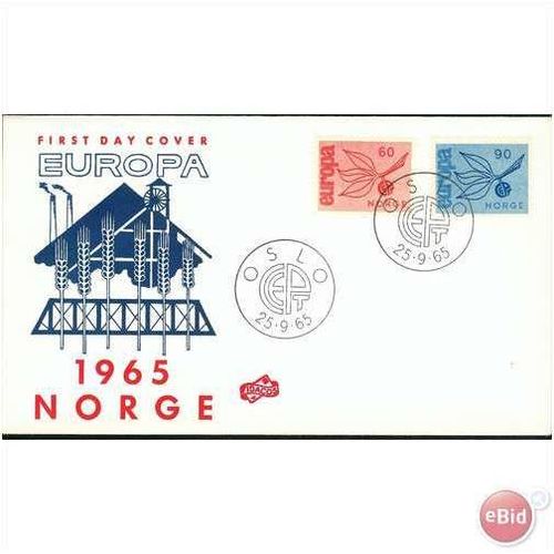 Norway FDC 1965 - SG 581/582 - Europa CEPT