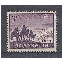 1959 Christmas stamp.Fine Used.nb12.Australia