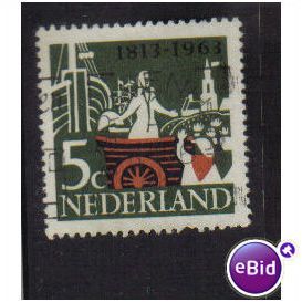 NETHERLANDS 1963 WILLIAM LANDING AT SCHEVENINGEN 5C F/U SG966