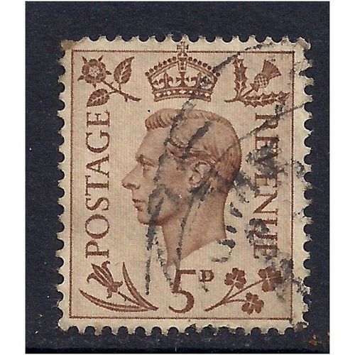GB 1938 KGV1 5d Brown used stamp SG 469.(E451 )