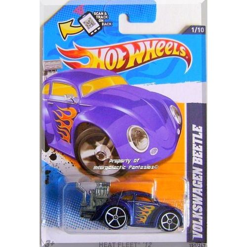 Hot Wheels - Volkswagen Beetle: Heat Fleet '12 #1/10 - #151/247 *Blue Edition*