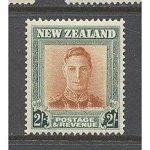 NewZealand.SG688 2sKing George VI (Brown-Orange and Green).Mounted Mint.Nov15b