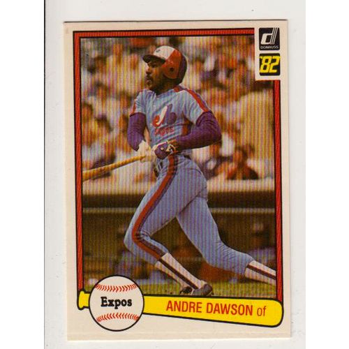 1982 Donruss Andre Dawson baseball card #88-NM-HOF- Expos