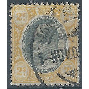 Transvaal 1908 SG269 2/- Black & Yellow Fine Used .. ..